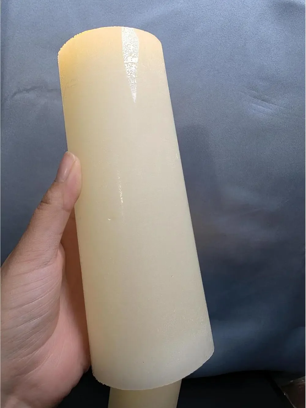 LED Pillar Candles, 2-Piece Set, Cream